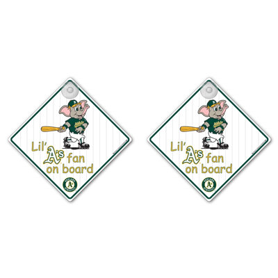 Team Pro-Mark MLB Lil Fan on Board Sign (Set of 2)