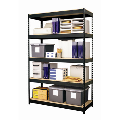 CommClad Iron Horse Rivet 72" H x 48" W Five Shelf Shelving Unit