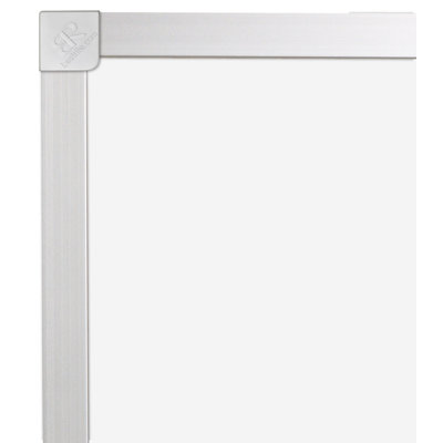 CommClad 24" x 36" Thermal-Fused Melamine Whiteboard with Aluminum Trim