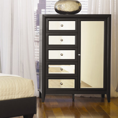 Reflections 5 Drawer Gentleman's Chest by Najarian Furniture -image