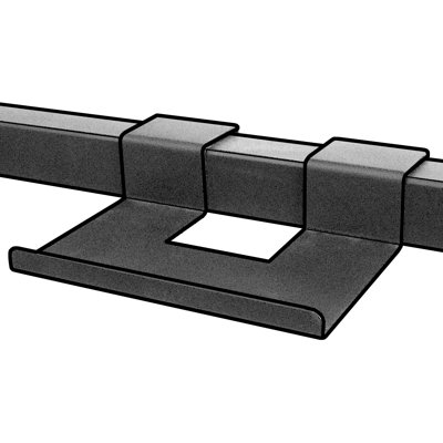 SurfaceWorks Drive 36" x 72" Rectangular Flip Top Table