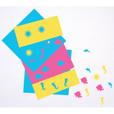 ECR4kids 40 Shape Kraft Punches in Zipper Case