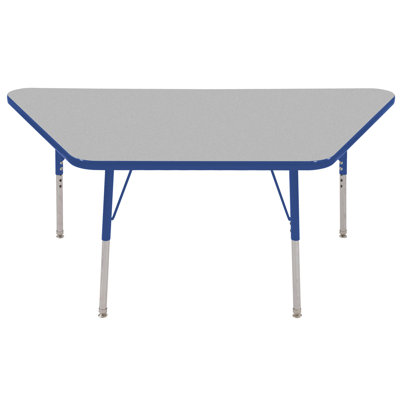 ECR4kids 30" x 60" Trapezoid Activity Table in Various Colors