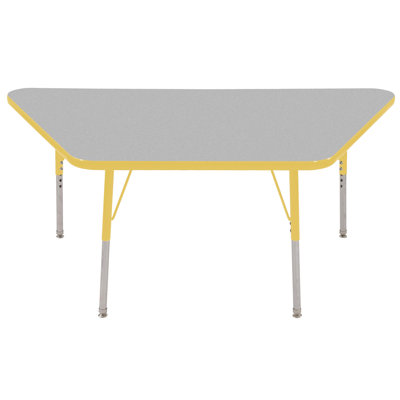 ECR4kids 30" x 60" Trapezoid Activity Table in Various Colors