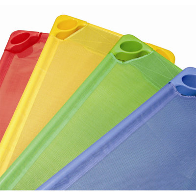 ECR4kids Unassembled Color Cots (Set of 6)