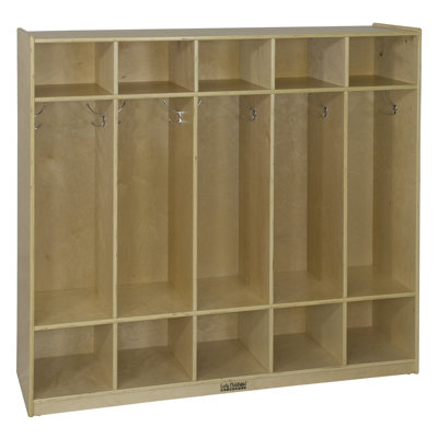 ECR4kids 5 Section Coat Locker