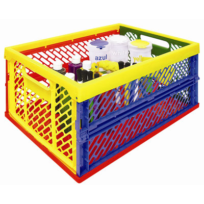 ECR4kids 27 Piece Paint Set in Large Storage Crate