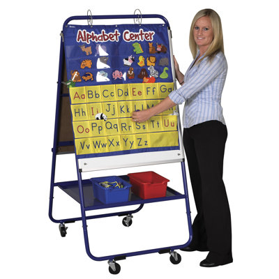 ECR4kids Steel Teacher Easel - Single