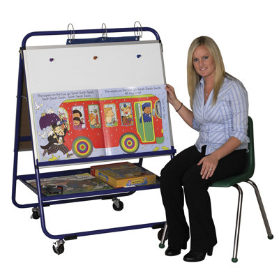 ECR4kids Steel Teacher Easel - Wide