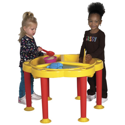 ECR4kids Sand and Water Play Table With Cover