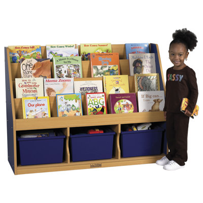 ECR4kids Large Book Stand 3-Tray