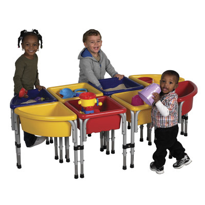 ECR4kids 8 Station Sand and Water Center with Lids