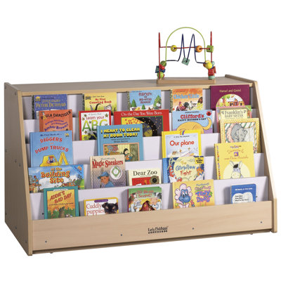 ECR4kids Mobile Book Display with  Storage Unit