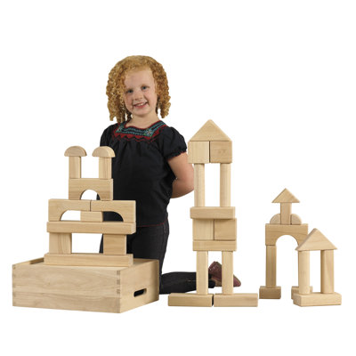 ECR4kids Hardwood Building Blocks 64 pcs