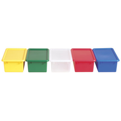 ECR4kids Stack and Store Bins with Lids (Set of 12 )