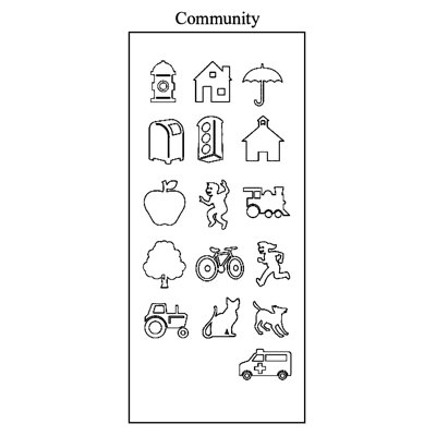 ECR4kids 16 Piece My 1st Community Stamper