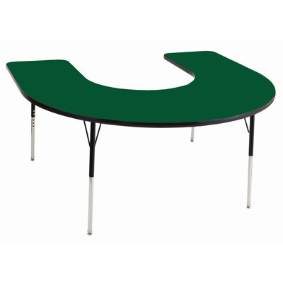 ECR4kids 60" x 66" Horseshoe Adjustable Activity Table