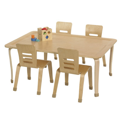 ECR4kids 30" x 48" Bentwood Play Table