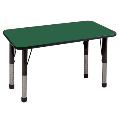 ECR4kids 24" x 48" Rectangular Adjustable Activity Table