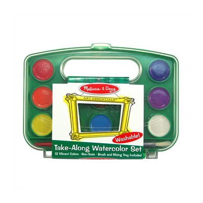 Melissa and Doug Take-Along Watercolor Set