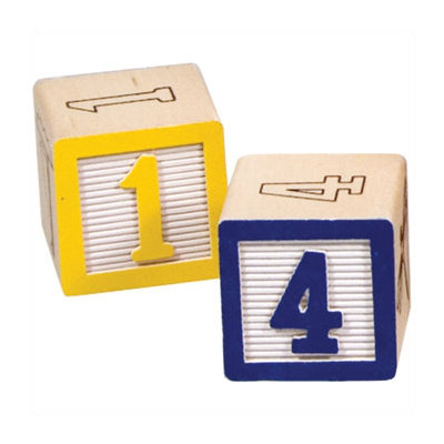 Melissa and Doug Wooden ABC/123 Blocks