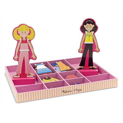 Melissa and Doug Abby & Emma Magnetic Dress-Up Set