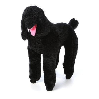 black toy poodle stuffed animal