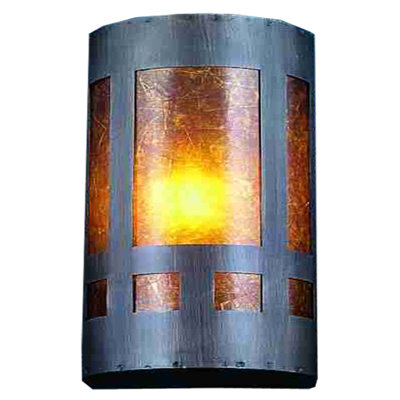 Van Erp Amber Mica Wall Sconce
