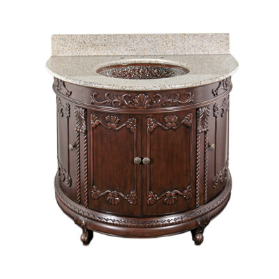 JSG Oceana Semi-Circle Bathroom Vanity Set