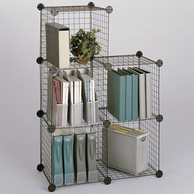 Safco Wire Cubes in Black