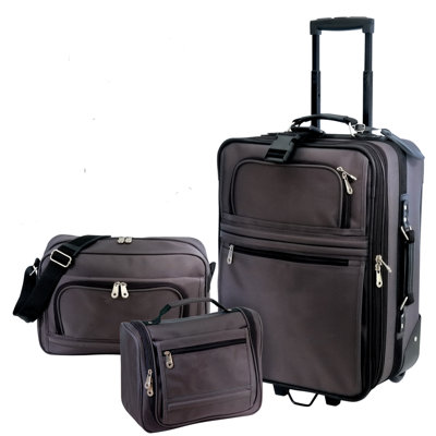 U.S. Traveler Explorer 3 Piece Carry-On Luggage Set