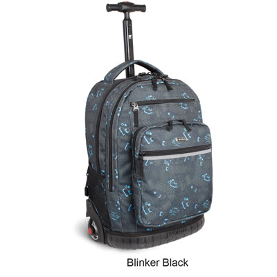 J World Sundance Rolling Backpack with Laptop Sleeve
