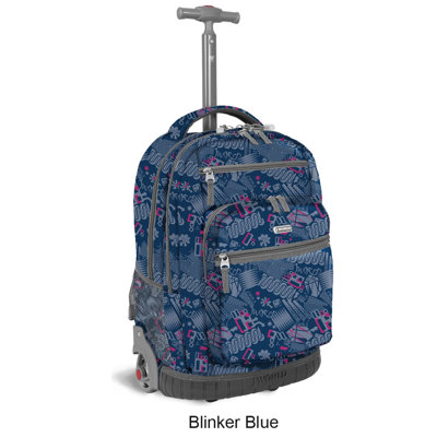 J World Sundance Rolling Backpack with Laptop Sleeve