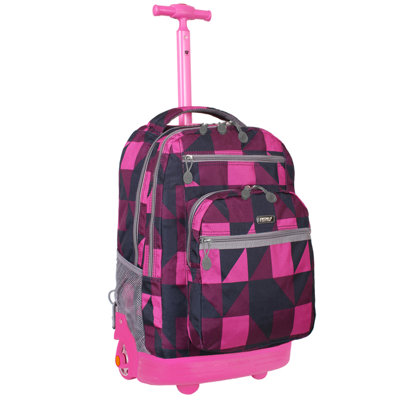 J World Sundance Rolling Backpack with Laptop Sleeve