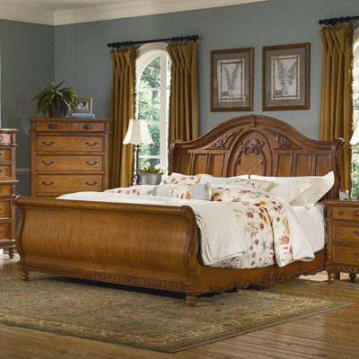 Southern Heritage Sleigh Bed by kathy ireland Home by Vaughan -image