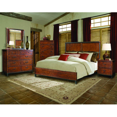 kathy ireland Home by Vaughan Rustic Lodge Panel Bed