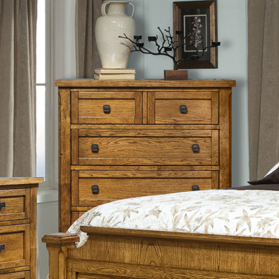 Ranchero 5 Drawer Chest by kathy ireland Home by Vaughan -image