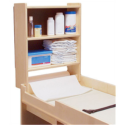 Steffy Wood Products Complete Changing Table with Plywood Doors