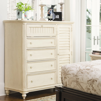 Paula Deen Home Steel Magnolia 4 Drawer Gentleman's Chest