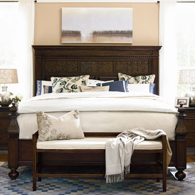 Down Home Aunt Peggy's Panel Bed by Paula Deen Home -image