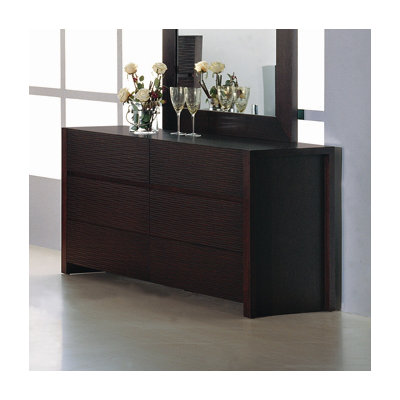 Etch 6 Drawer Dresser by Beverly Hills Furniture -image