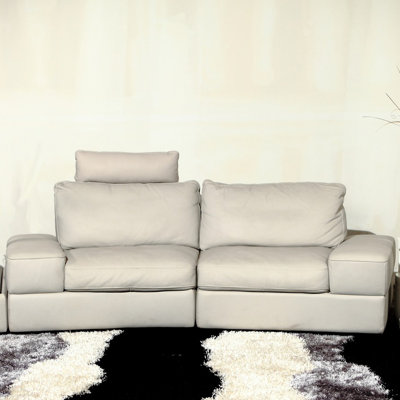 Hokku Designs Modi Leather Modular Loveseat