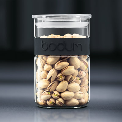 Bodum Presso Glass Storage Jar with Silicone Band