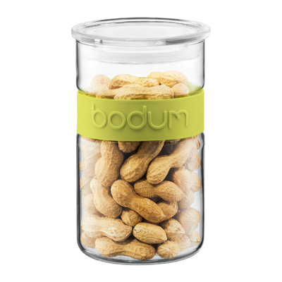 Bodum Presso Glass Storage Jar with Silicone Band