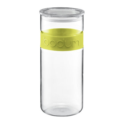 Bodum Presso Glass Storage Jar with Silicone Band