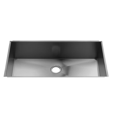 Julien UrbanEdge 37" x 19.5" Stainless Steel Single Bowl Kitchen Sink