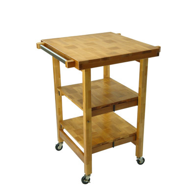 Oasis Concepts Kitchen Island with Butcher Block Top