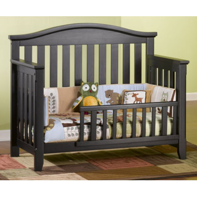 Child Craft Hawthorne Two Piece Lifetime Convertible Crib Set in Espresso Pine