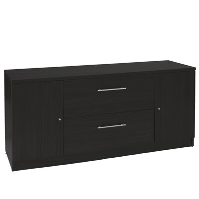 Jesper Office 63" Credenza with 2 Lateral Files and 2 Doors