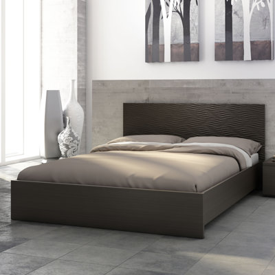 Sienna Waves Platform Bed by Stellar Home Furniture -image